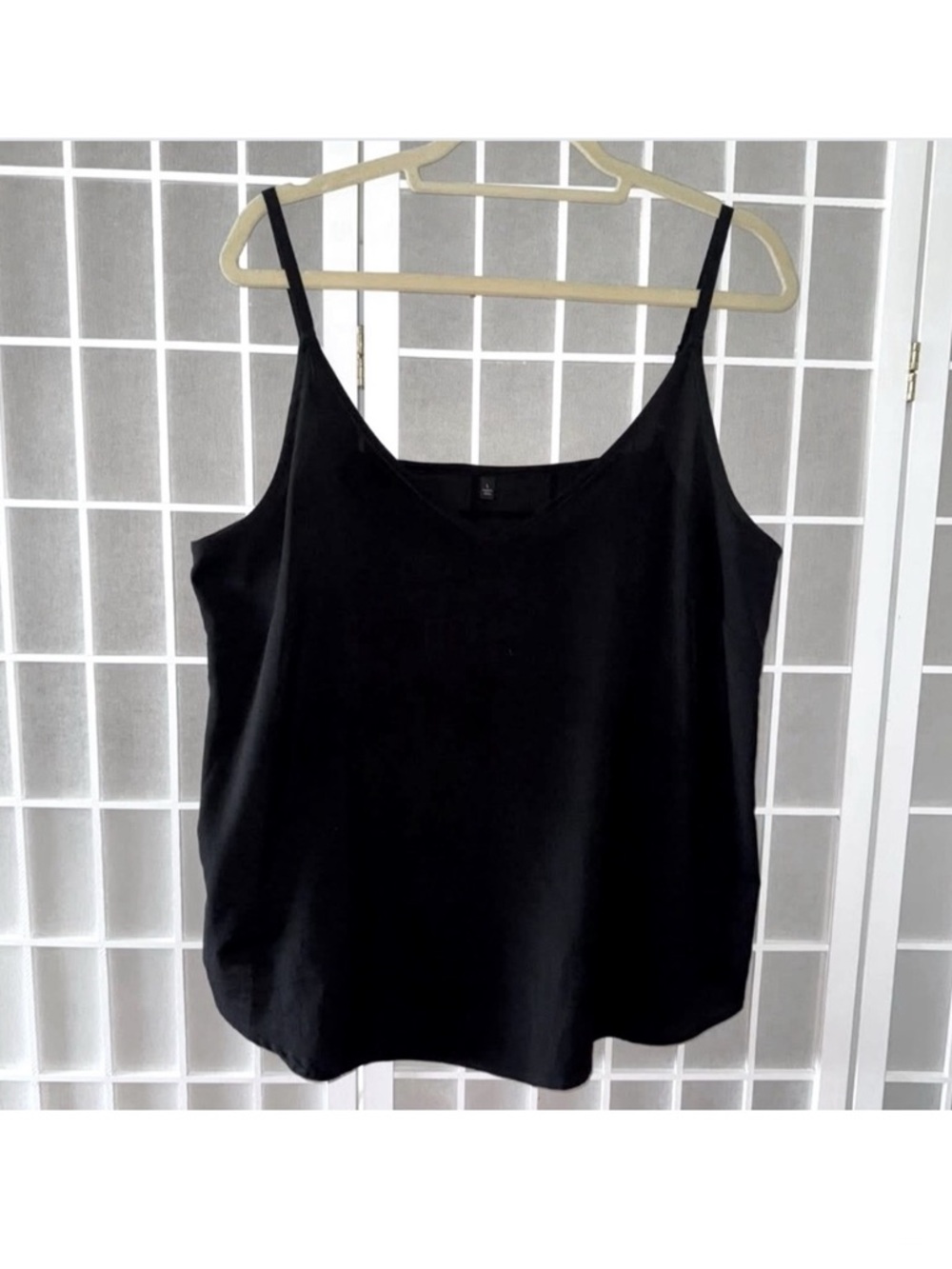 CABI Black Cami (to Weaver Blouse) Size Large EUC (worn 1x)